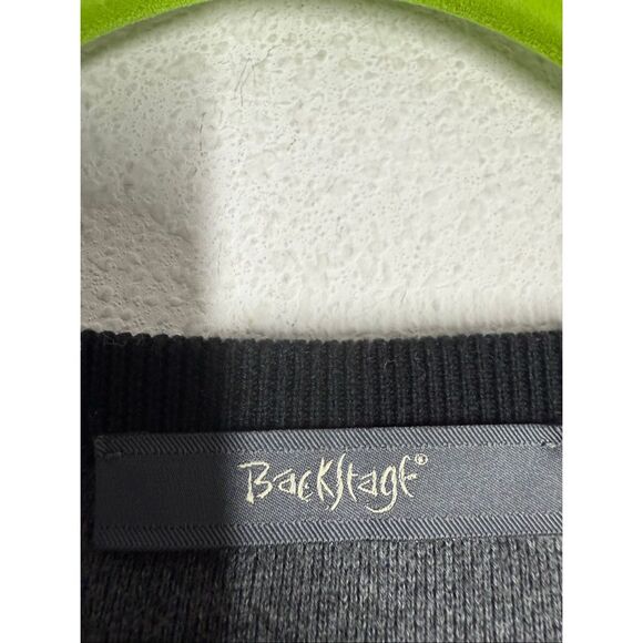 Backstage Women’s Bohemian Knit Full Zip Cardigan Leaf Print Size XL See Notes - Picture 2 of 7